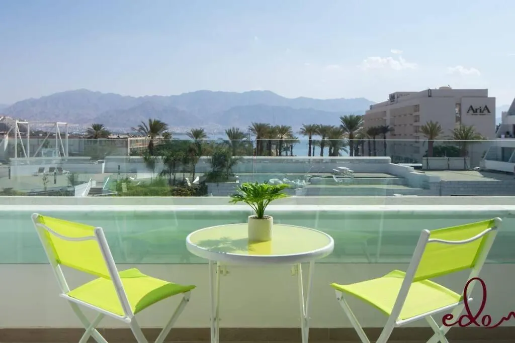 דירת חדר שינה וסלון עם מרפסת ליד הים - By Edom Apartman Eilat